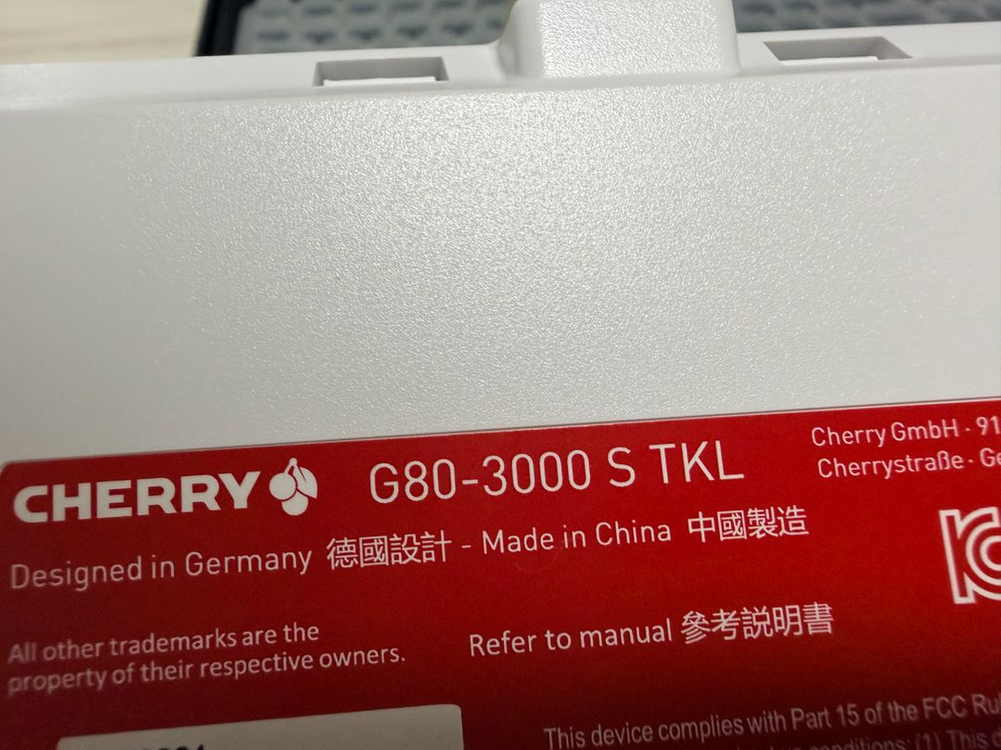 체리 G80-3000S TLK RGB 갈축 이미지
