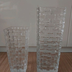 위빙 패턴 화병 세트