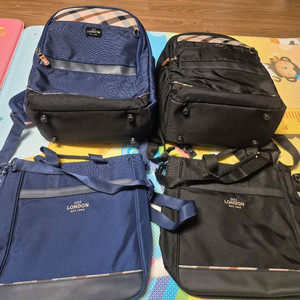 (쌍둥이)닥스 책가방,보조가방 세트