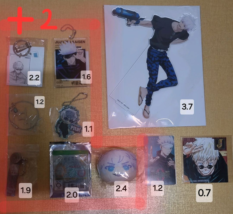 고죠 아크릴, 고죠 디오라마, 고죠 원화, 고죠 블럭, 고죠 굿즈--4