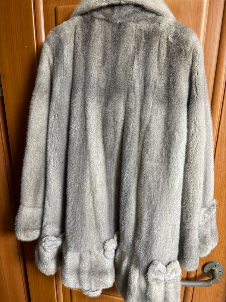 동우모피 밍크 코트--1