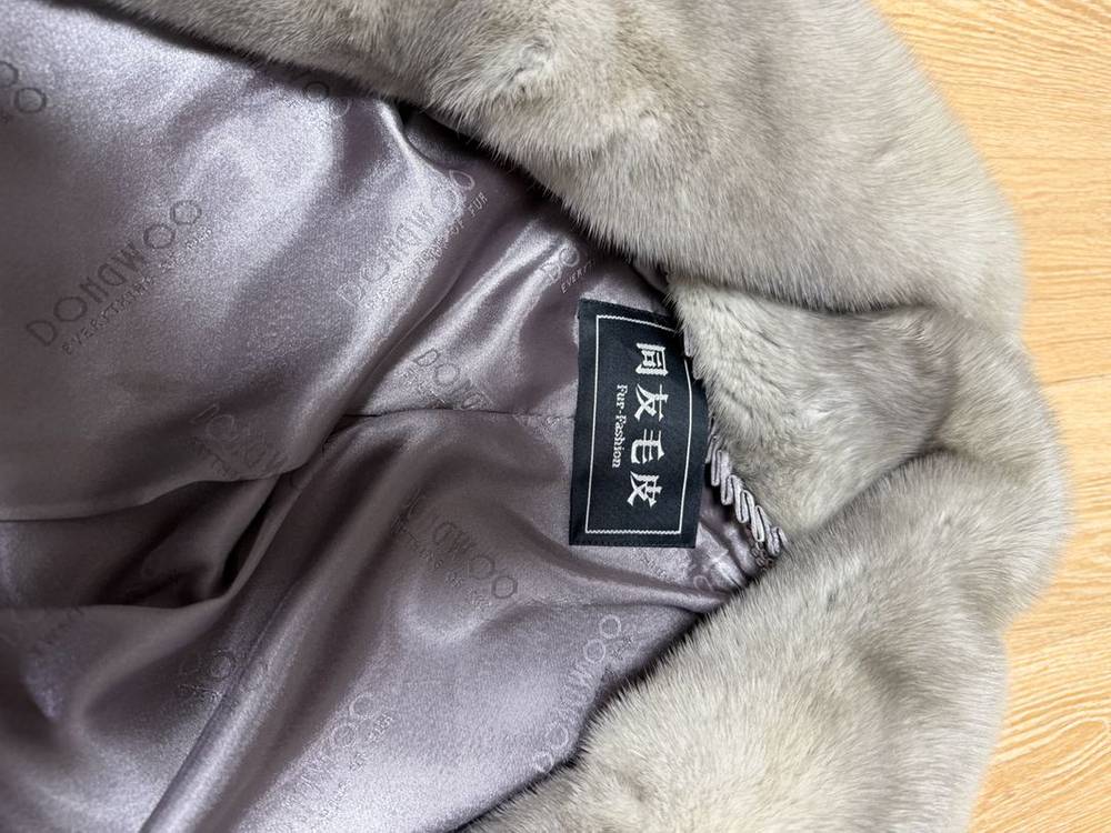 동우모피 밍크 코트--2