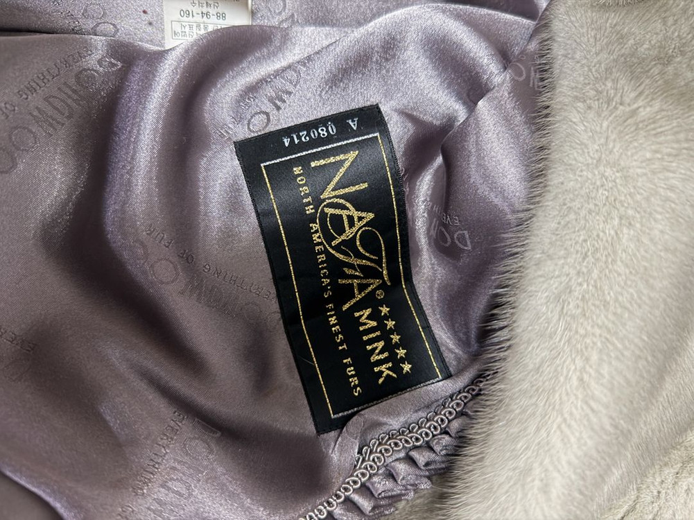 동우모피 밍크 코트--3