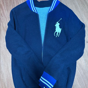 폴로 랄프로렌 키즈 양면니트점퍼 M(10-12)