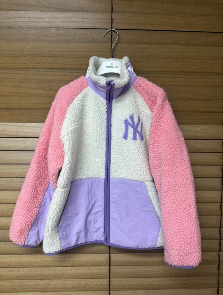 MLB 키즈 스탠드넥 레트로 양털점퍼 145 11Y--0