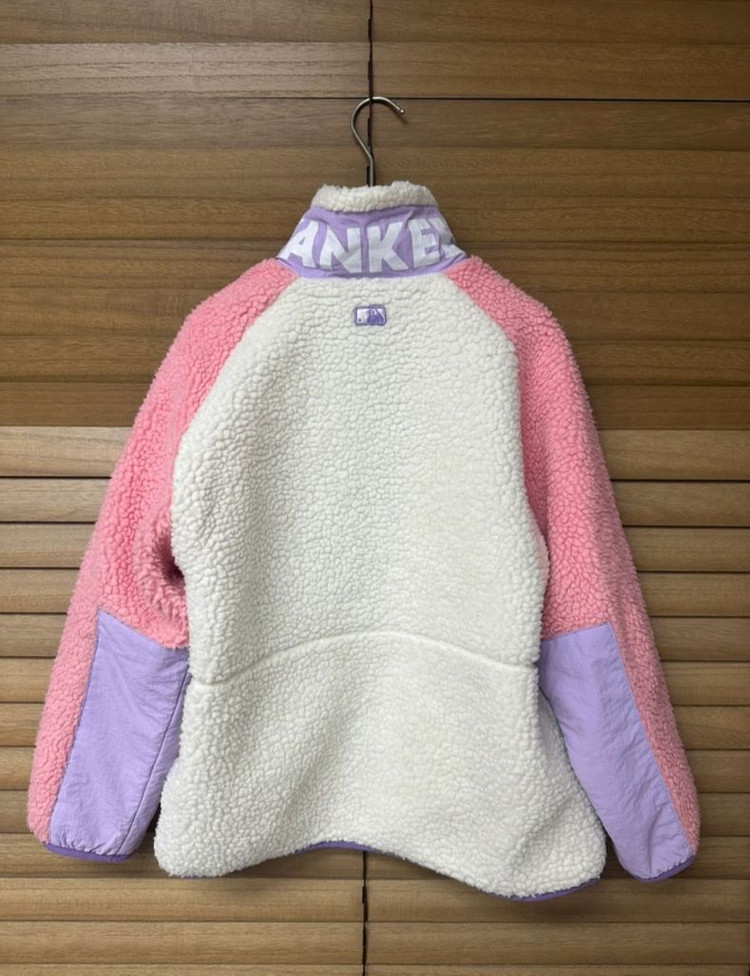 MLB 키즈 스탠드넥 레트로 양털점퍼 145 11Y--1