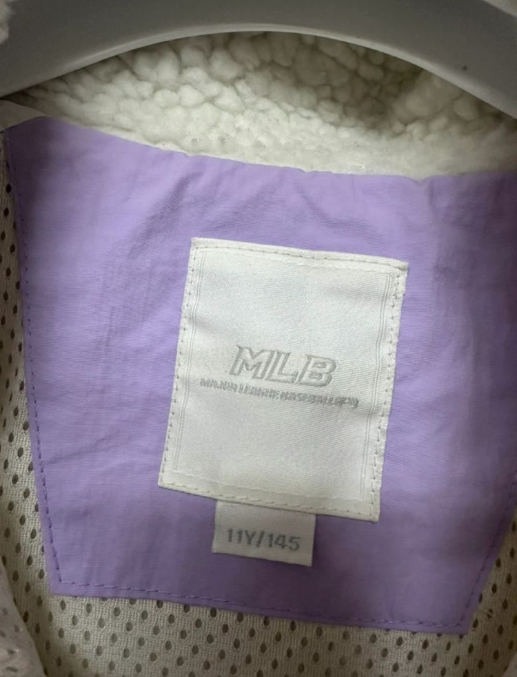 MLB 키즈 스탠드넥 레트로 양털점퍼 145 11Y--2