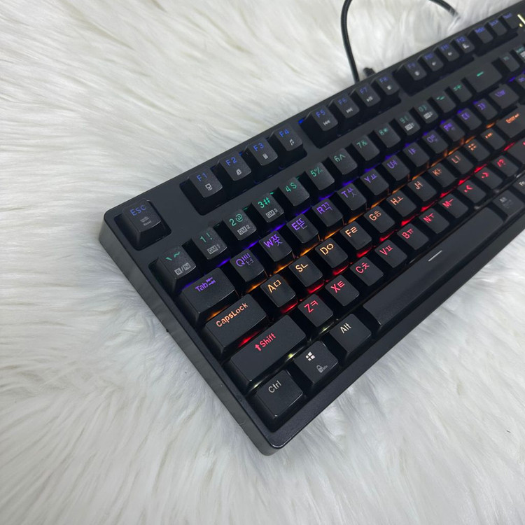 앱코 해커 K660S스페셜 광축 블랙 기계식키보드--2