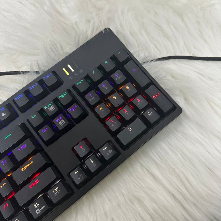 앱코 해커 K660S스페셜 광축 블랙 기계식키보드--3