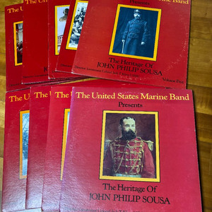 미국 Marine Band 수입 LP 원반 9세트