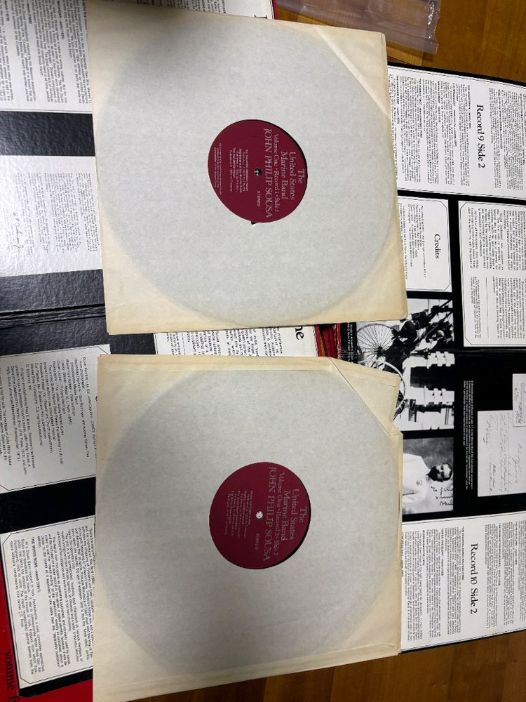 미국 Marine Band 수입 LP 원반 9세트--2