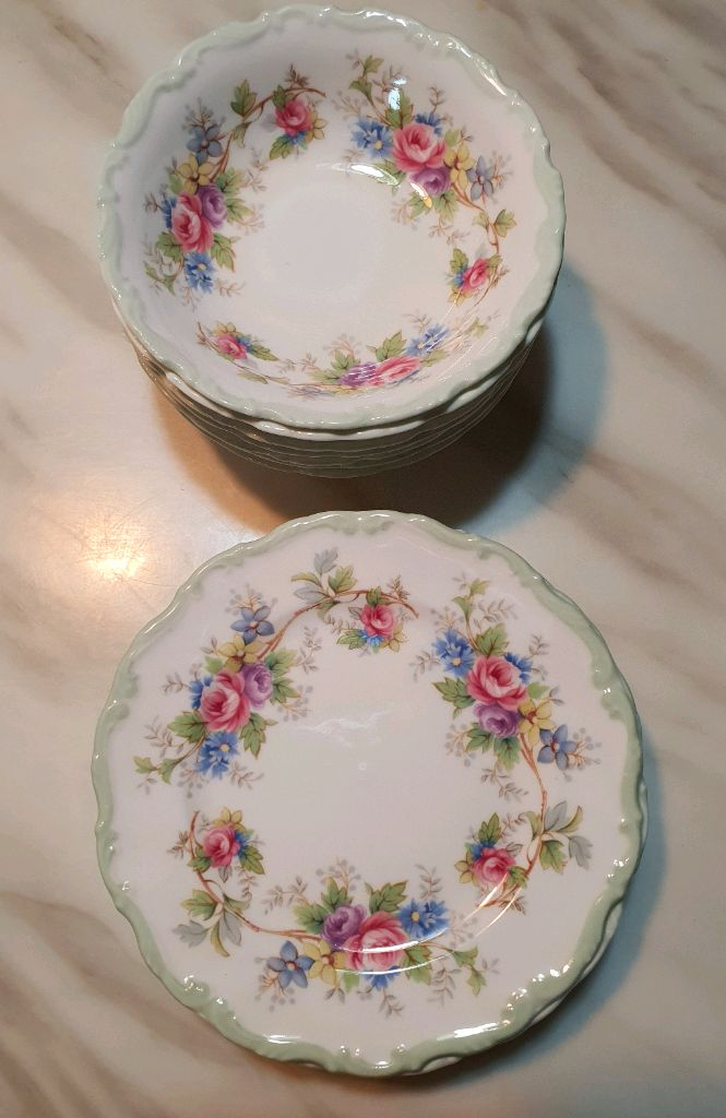 빈티지 영국로얄알버트 콜린 브레드.베리볼개당값 이미지