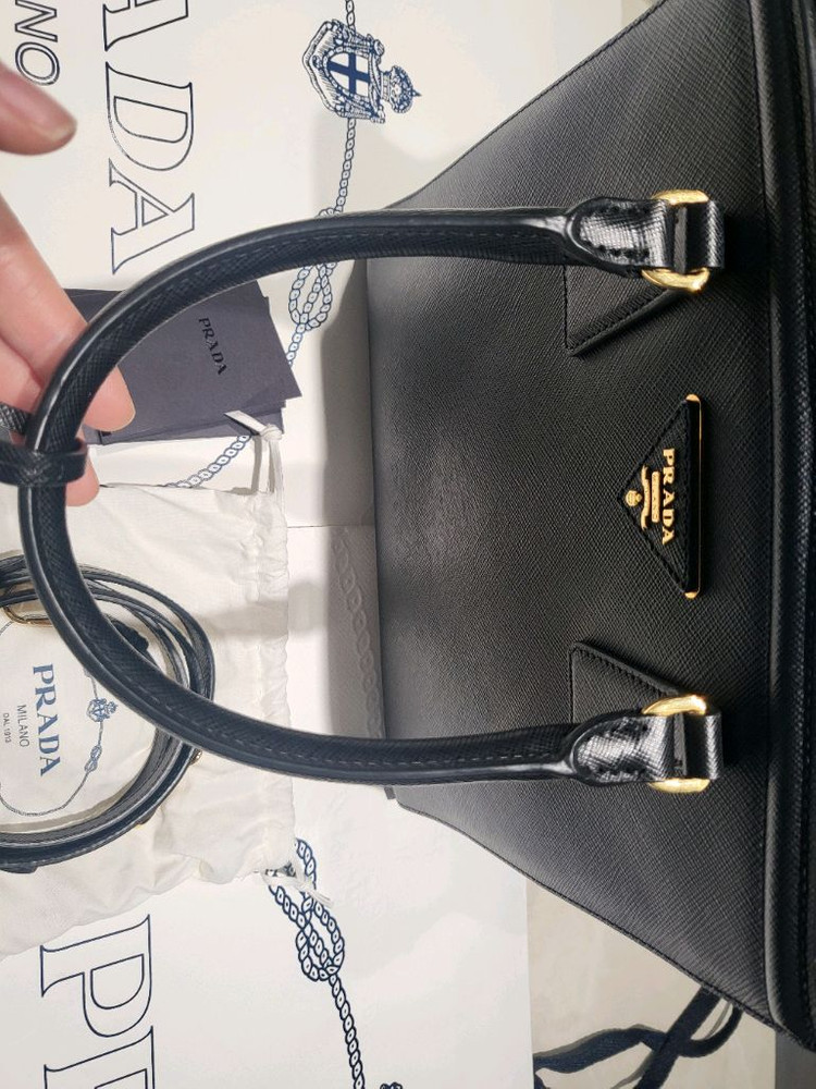 프라다 B2490M 사피아노 럭스백 토트 겸 크로스--3