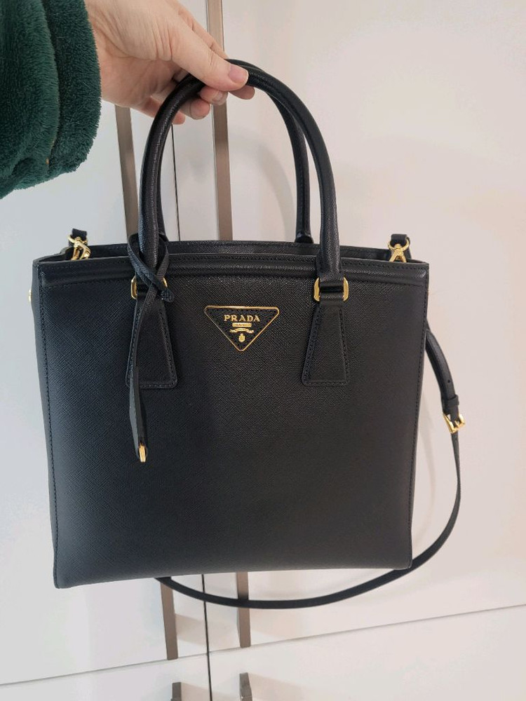 프라다 B2490M 사피아노 럭스백 토트 겸 크로스--8
