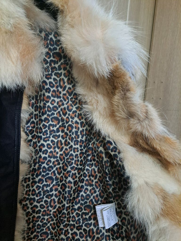 퍼 트리밍 가죽 자켓--3