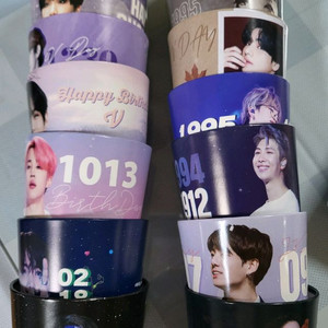 방탄소년단 bts 방탄 생일기념 컵홀더 17 생카 굿즈 이미지