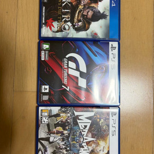 ps5 그라투리스모7, ps5 메타포 리판타지오, ps4 세키로 팝니다.