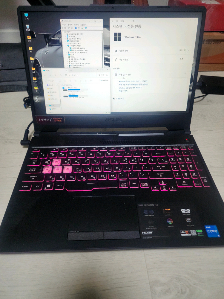 게이밍 노트북 1테라 RTX--7