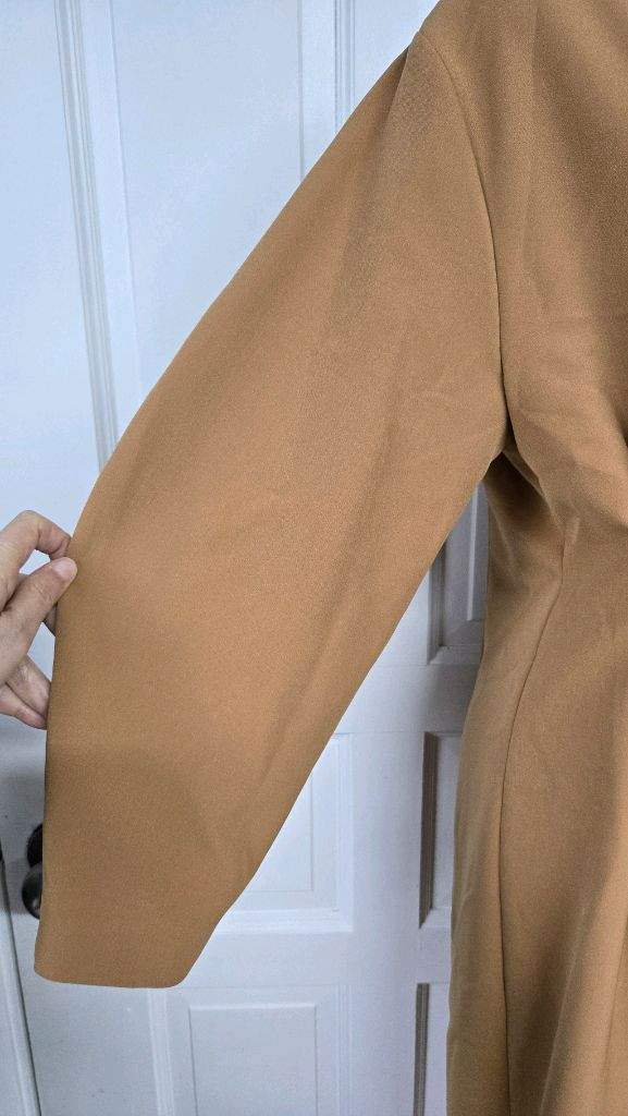 모한 카멜 더블롱코트--3