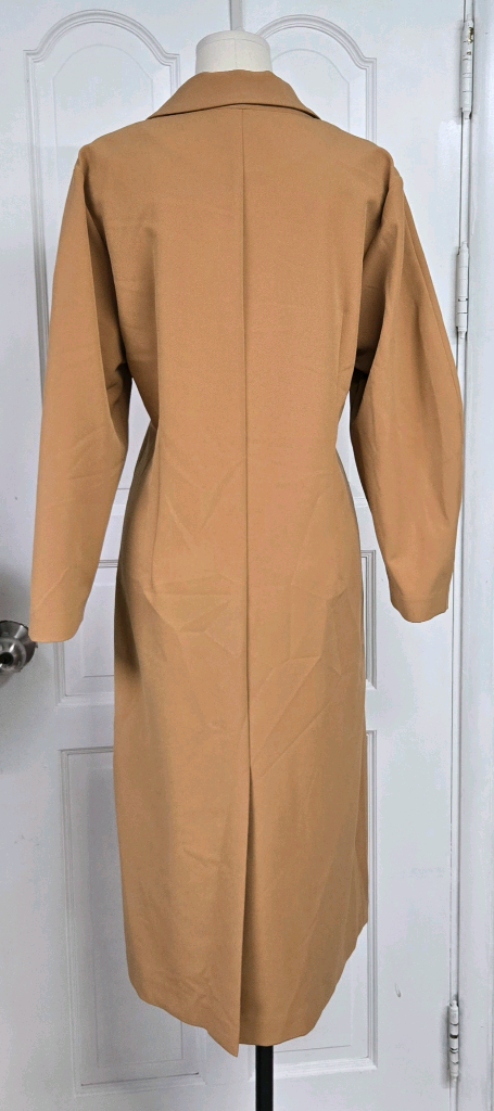 모한 카멜 더블롱코트--4