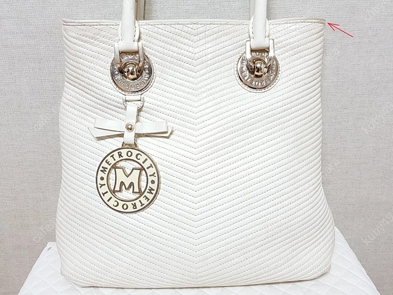 정품)메트로시티 MQ691 소가죽 토트백/황정음가방--4