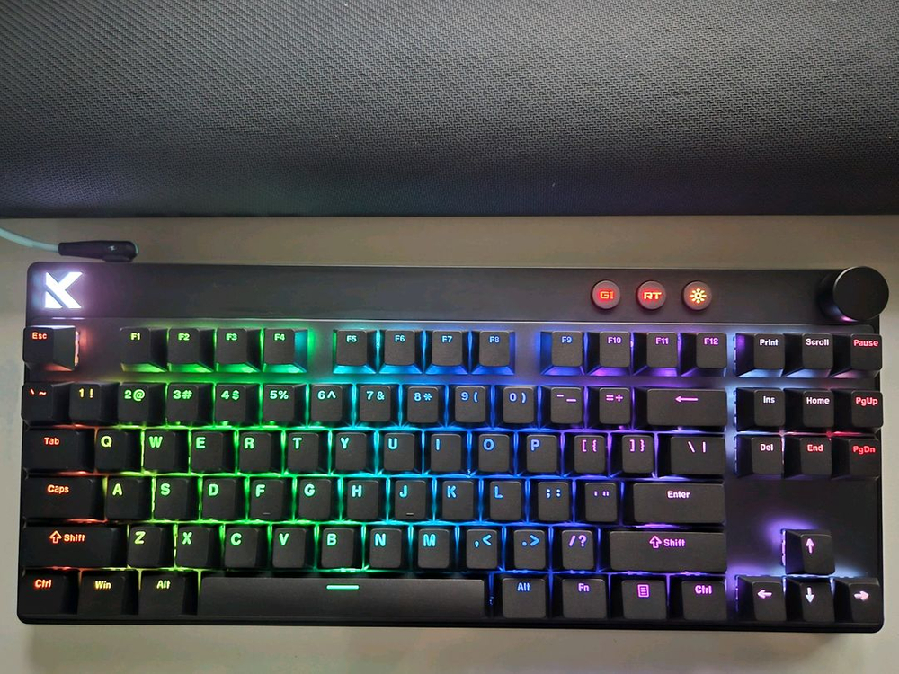 mchose mix87 256k 아폴로축 레피드트리거 자석축 게이밍 키보드--2