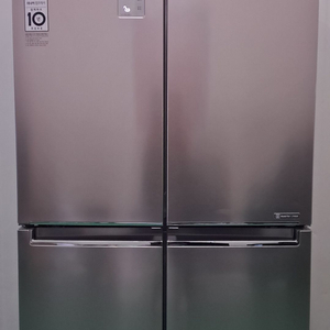 1618 엘지디오스 870L 4도어양문형냉장고(메탈)