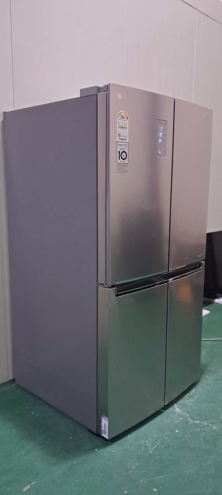 1618 엘지디오스 870L 4도어양문형냉장고(메탈)--1