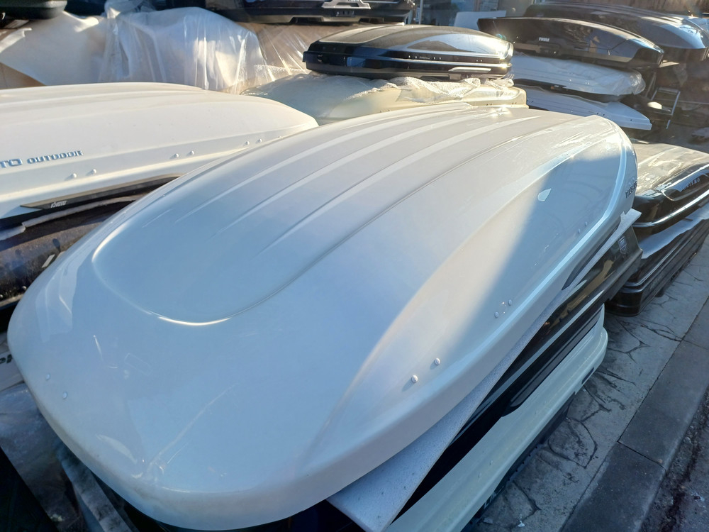 구형 팰리세이드LX2 코토일체형 루프박스(화이트유광)--1