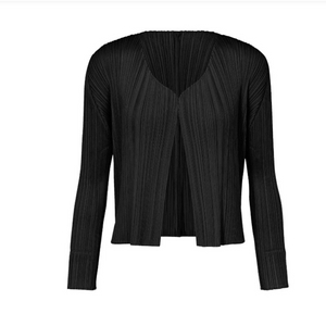 (새상품)플리츠플리즈 베이직 가디건 블랙 3사이즈 새제