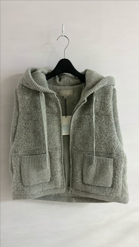 보브 부클레 후드 다운배스트 새상품--0