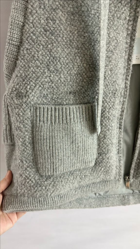 보브 부클레 후드 다운배스트 새상품--2