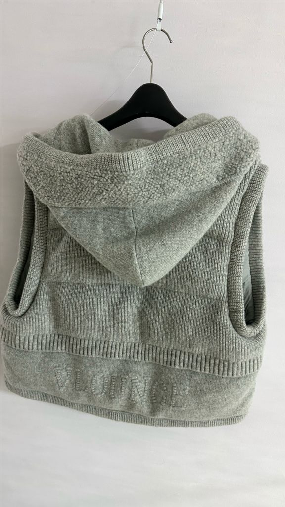 보브 부클레 후드 다운배스트 새상품--5