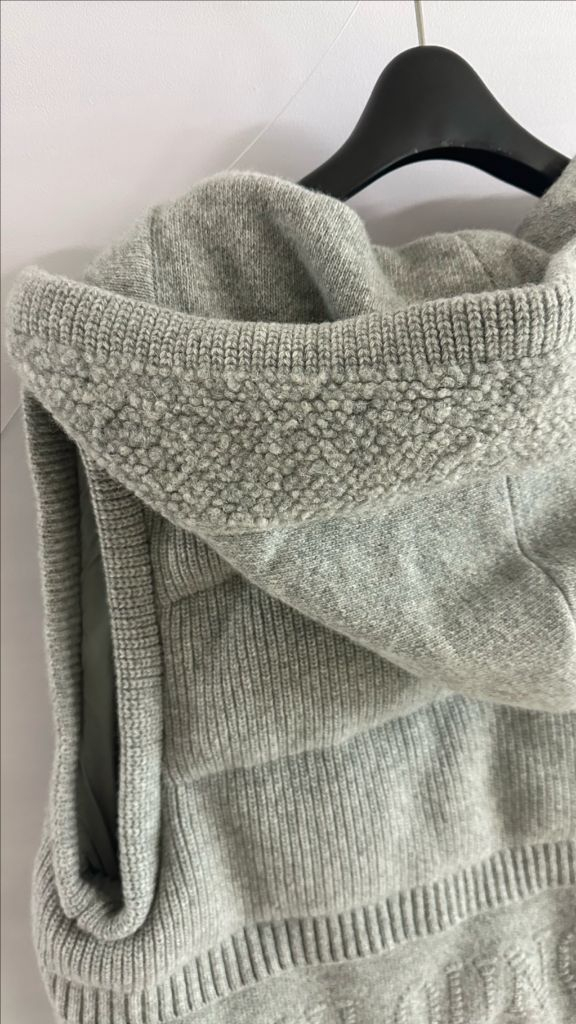 보브 부클레 후드 다운배스트 새상품--7