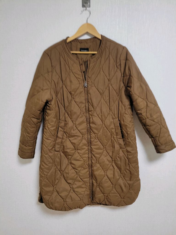 퀼팅 롱패딩 이미지