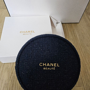 샤넬뷰티 트위드 파우치