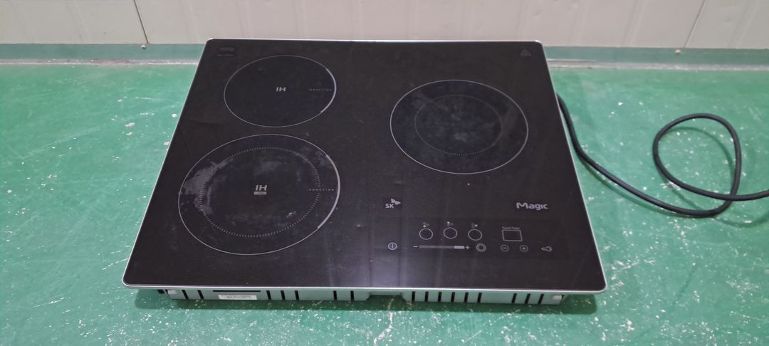 6190 SK매직 3구 하이브리드형 인덕션(블랙)--0