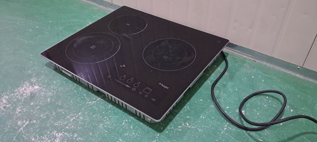 6190 SK매직 3구 하이브리드형 인덕션(블랙)--2