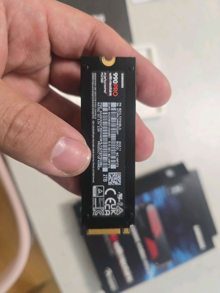 삼성 990 pro 히트싱크 2tb ssd--2