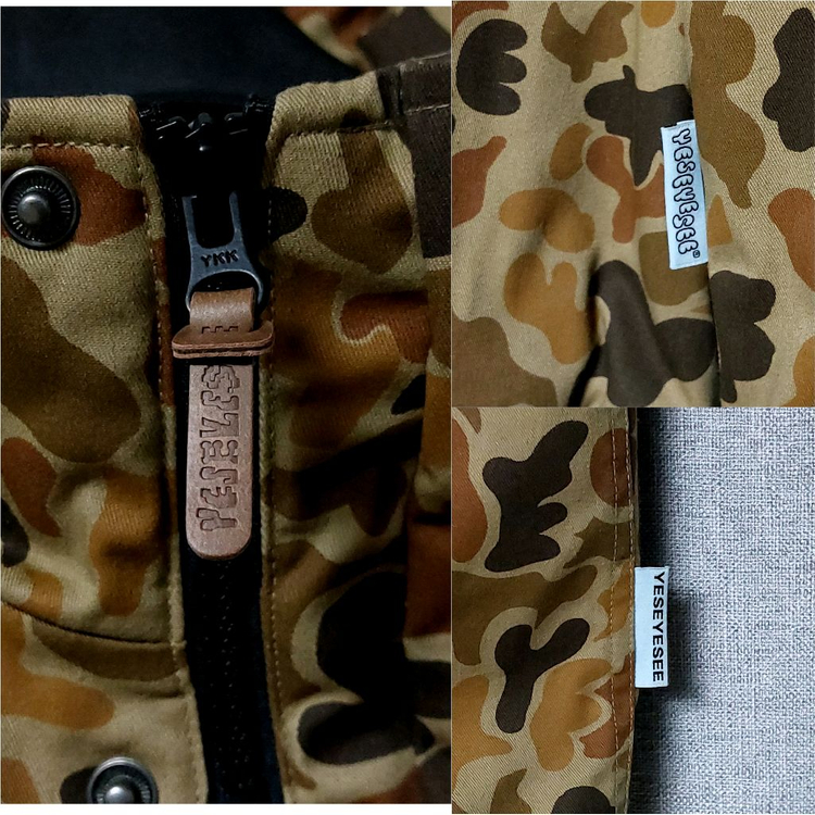 예스아이씨 카모 누빔자켓 큰M--7