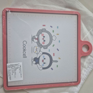 쿡셀 Cookcell 캐릭터 도마 핑크 새상품