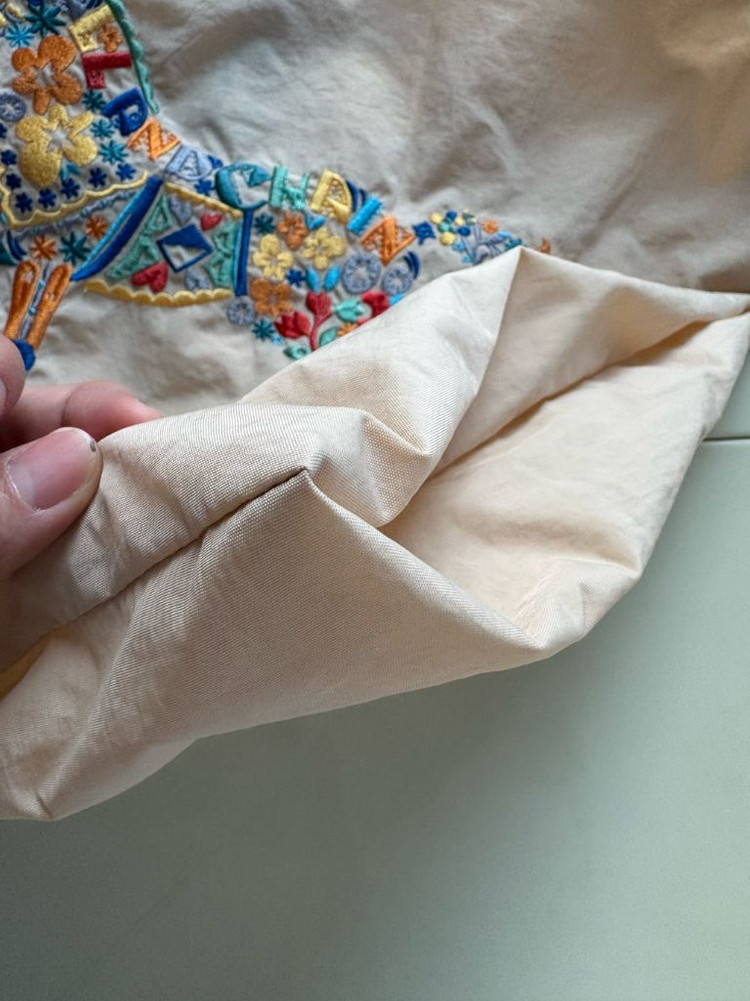 정품 볼앤체인 일본자수 에코백 M--4