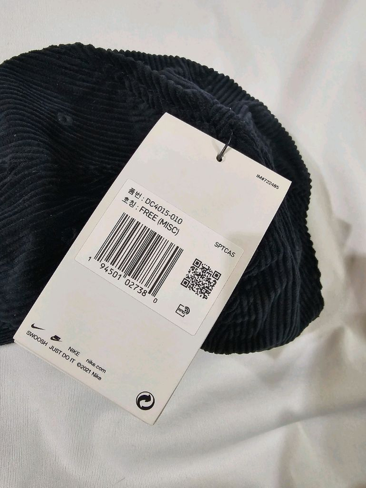 새상품) 나이키 헤리티지 86 코듀로이 베이스볼 볼캡 캡 블랙 모자--4