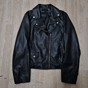 MIXXO 미쏘 여성 더블 레더 라이더 가죽자켓 M(95)