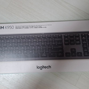 미개봉 로지텍 시그니처 슬림 K950 블랙 무선키보드