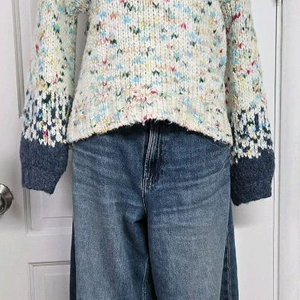 앤트로폴로지 믹스얀 니트