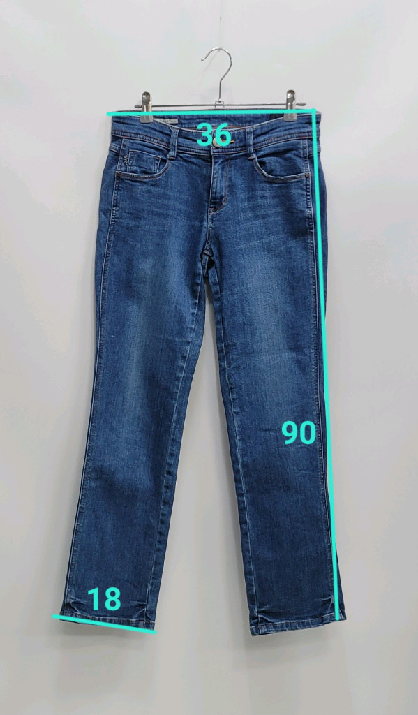 HAZZYS 헤지스 레이디스 워싱 데님 청바지 / 여 67 중청 스판--9