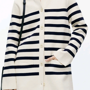 아르켓 스트라이프 롱가디건