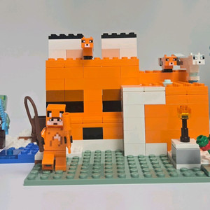 레고 마인크래프트 여우 우리 21178