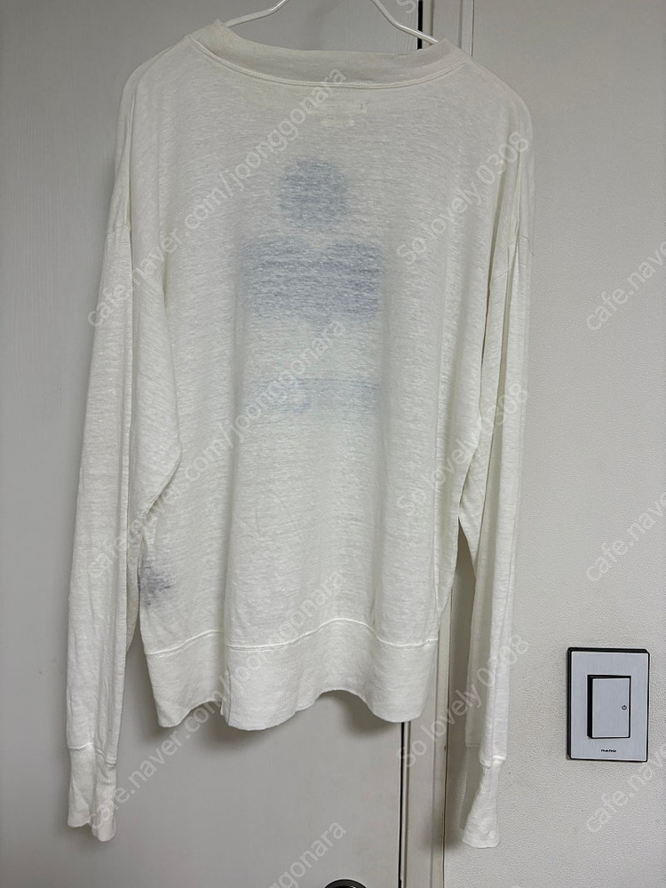 이자벨마랑 글로위아 렌넨 로고 티셔츠 이미지